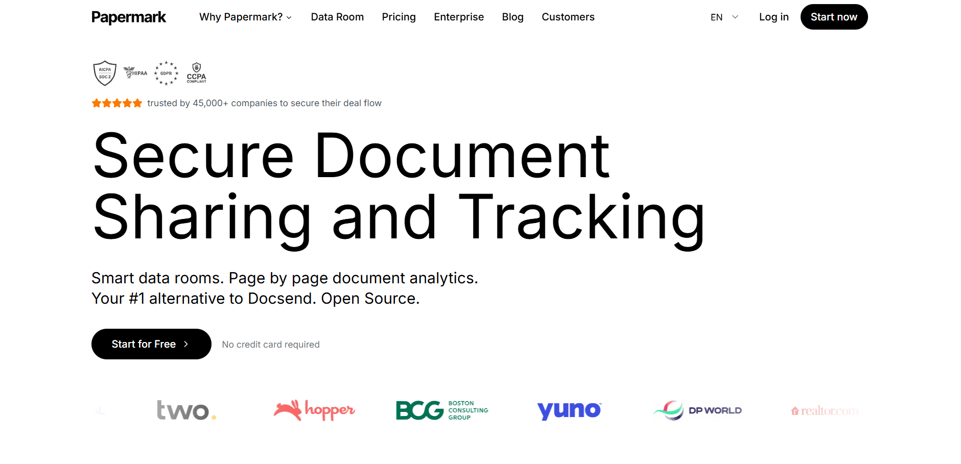 Papermark - Open source DocSend alternative